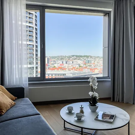 View In Sky Park By Zaha Hadid Bratysława