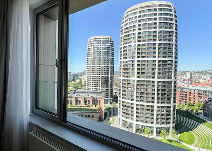 View In Sky Park By Zaha Hadid アパート ブラチスラヴァ